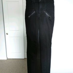 Black Express Moto Jeans